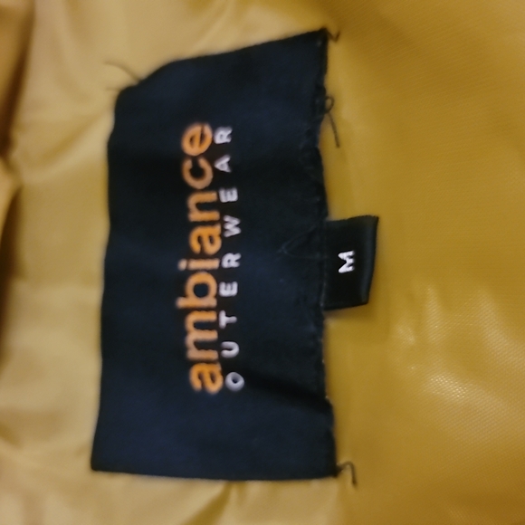 Women's mustard full zip hood jackets Size Medium/Small - Picture 4 of 8